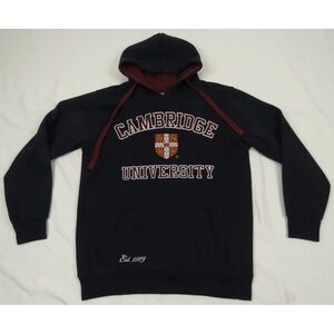Cambridge University Blue Mens Hoodie Hooded Pullover Sweatshirt Jacket S